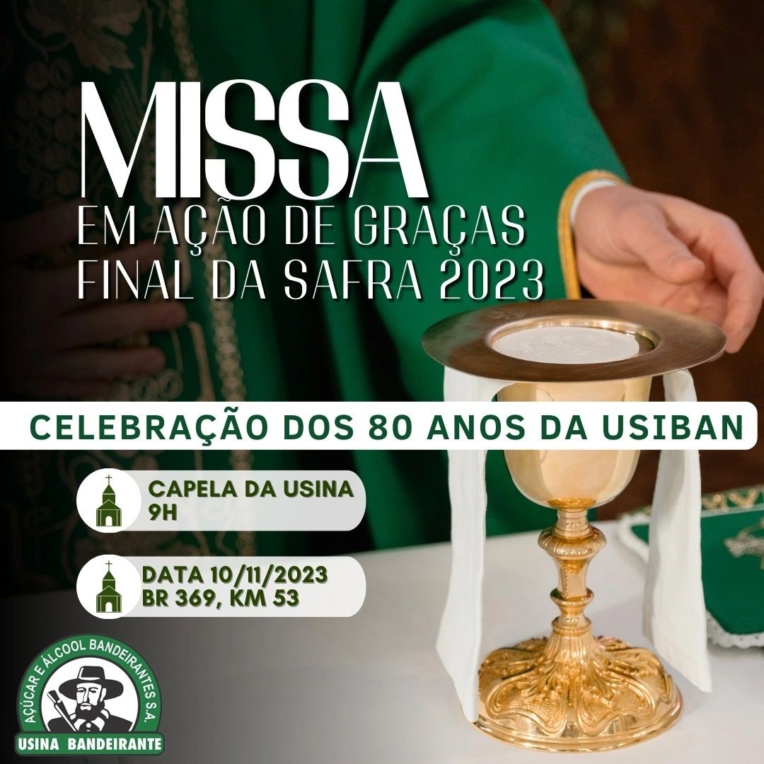 Missa em Ao de Graa - Encerramento da Safra 2023