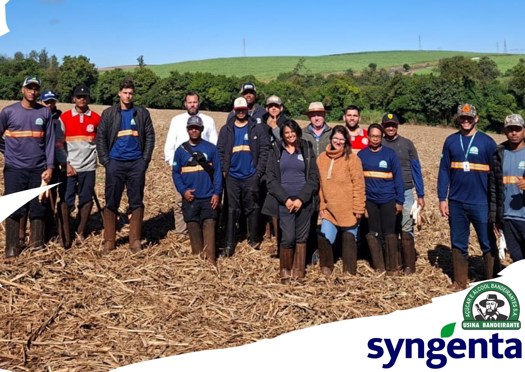 Treinamento para o Pblico Agrcola  Parceria com a Syngenta RTV: Gabriel Leandro Lesse eoConsultor de Pragas Luis Carlos Tonon