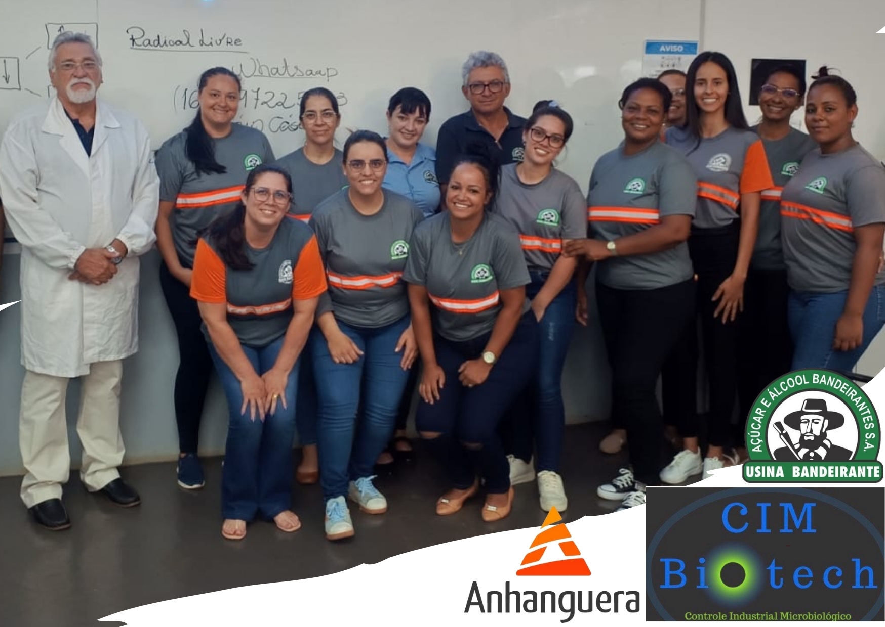 Capacitao em Controle Microbiolgico na Produo de Etanol  Parceria USIBAN, Prof. Mrio Csar e Anhanguera Bandeirantes