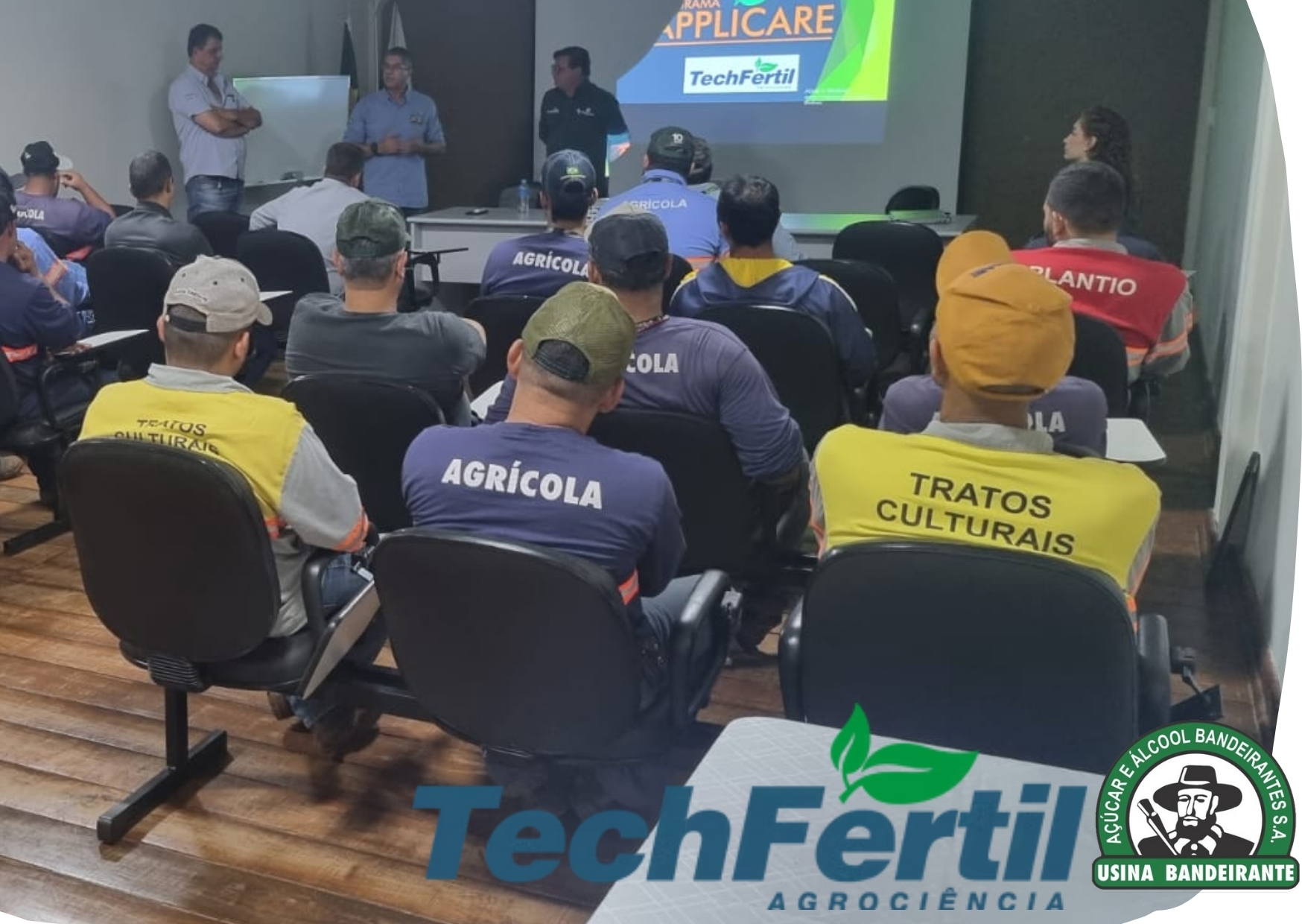 Treinamento para o Pblico Agrcola  Parceria com a Techfertil Fertilizantes 