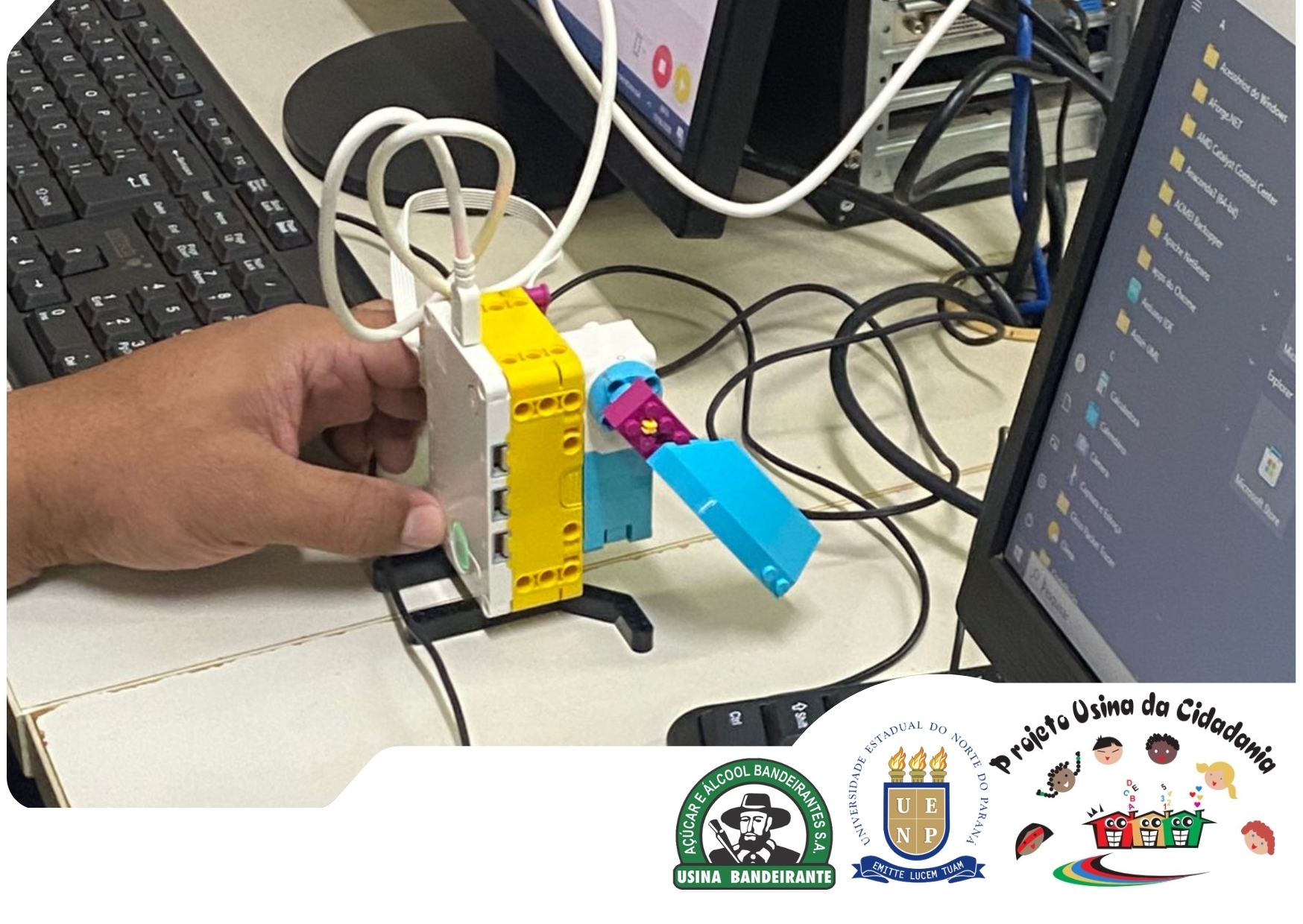 Projeto Usina da Cidadania inicia aulas de rob�tica em parceria com a UENP